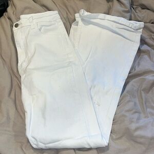 SHEIN white jeans